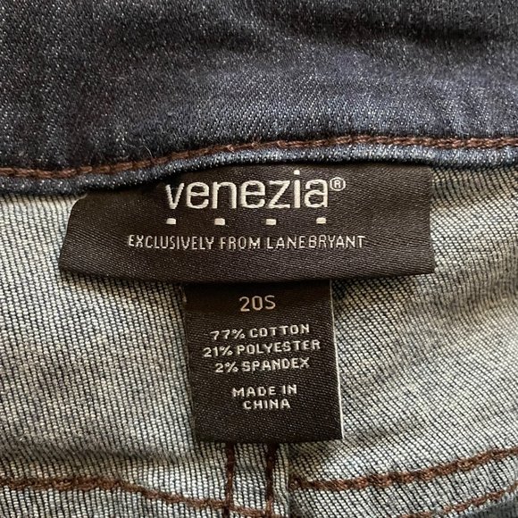 Venezia | Lane Bryant Signature Fit Straight Leg Denim Dark Jeans Curvy Sz 20 S - Picture 4 of 10